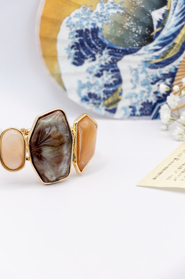 Armspange ELEANORA GOLDEN AMBER