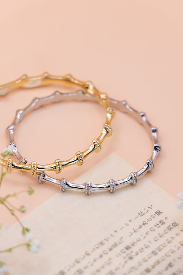 Armreif FELICITAS SILVER BAMBOO