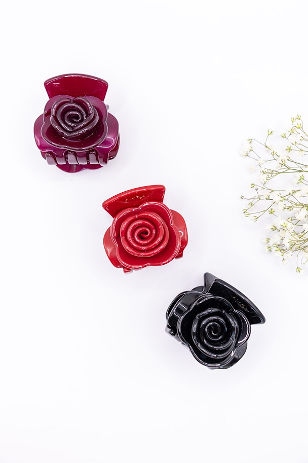 Haarklammer BELLAMIRA BLACK ROSE
