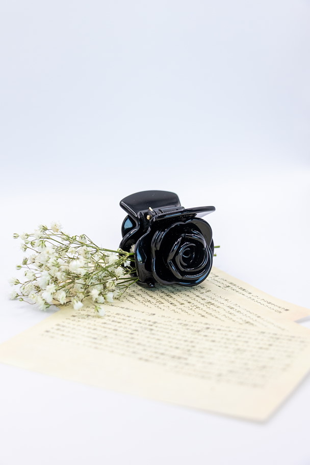 Haarklammer BELLAMIRA BLACK ROSE