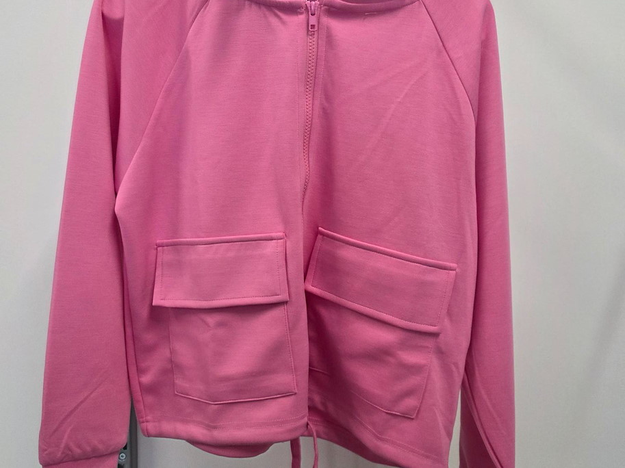 Sweatshirt-Jacke ROSALINA PINK COMFORT