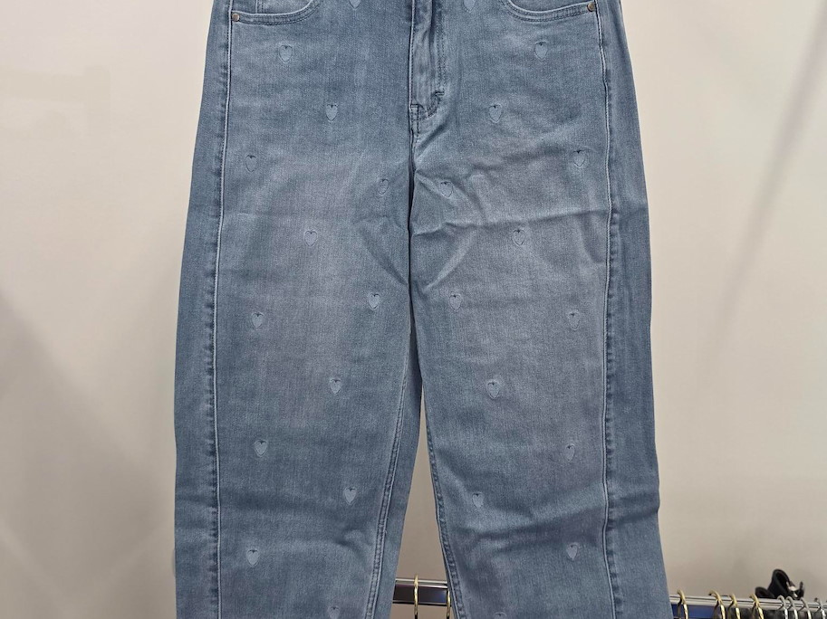 Jeanshose LORENA BLUE HEART DENIM