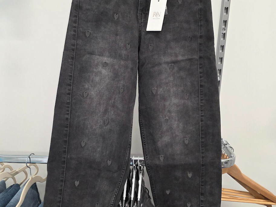 Jeanshose EMILIENNE SILVER HEARTS