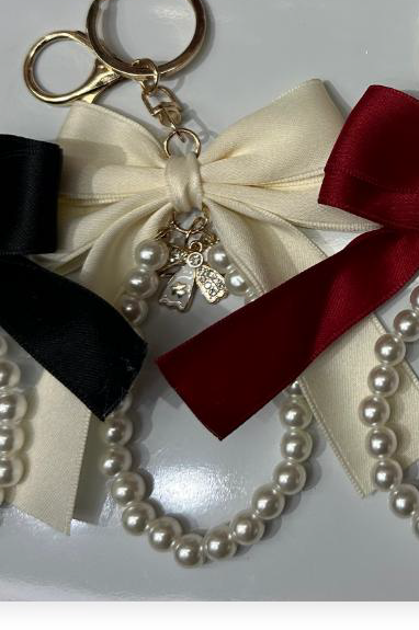 Taschenanhänger ANASTRELLE PEARL RIBBON