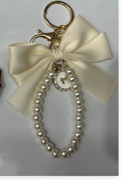 Taschenanhänger CLARIBELLE IVORY PEARL