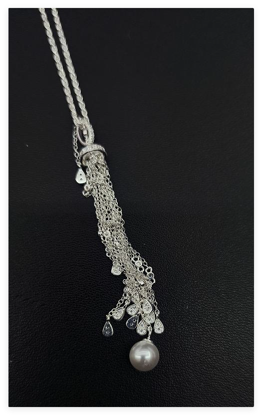 Silberkette CALLISTA PEARL CASCADE