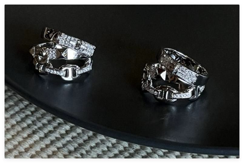Silberring VALESSIA CRYSTAL ROYALE