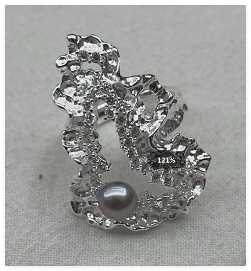 Silberring ELYSIANNE PEARL ENCHANTÉ