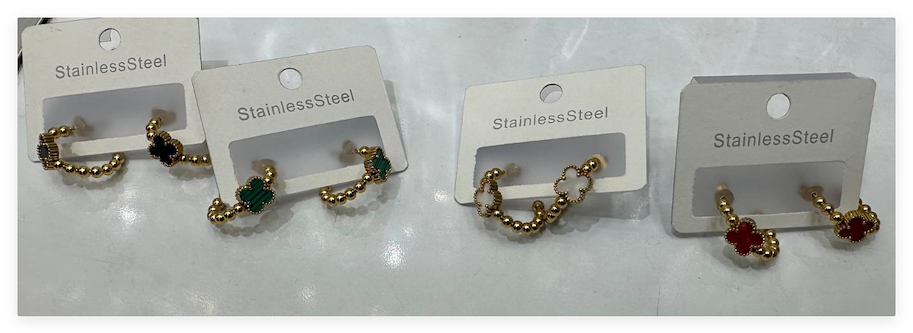 Ohrringe ARIELLE CLOVER HOOP COLLECTION