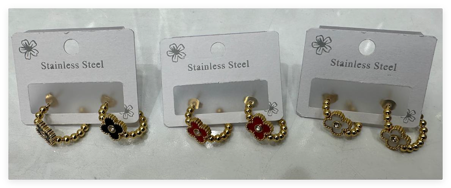 Ohrringe CAMELIA CRYSTAL HOOP COLLECTION