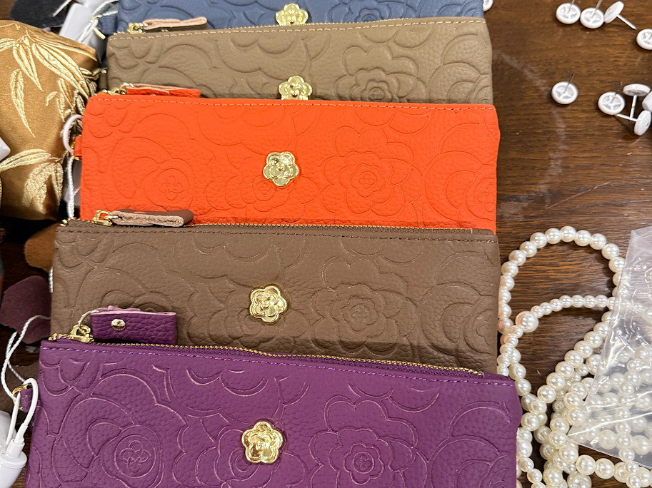 Clutch aus Leder