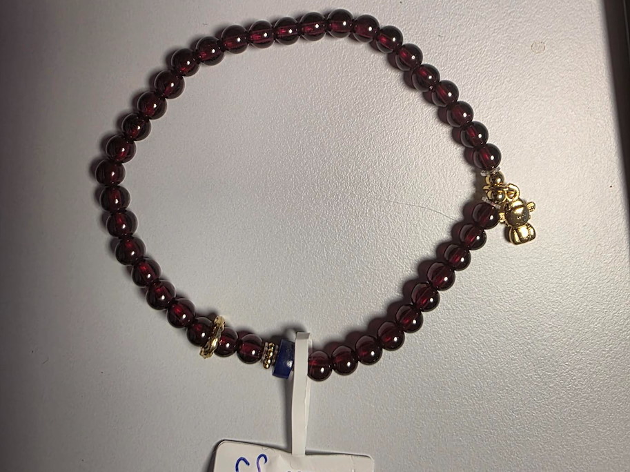 Armband mit Granat Lapis Lazuli